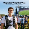 image:imageVEVOR Weighted Vest 12162030 lbs Weight Vest with Reflective Stripe Adjustable Buckle Body Weight Vest Workout Equipment for Strength Training Running Jogging Fitness and Weight Loss20 lbs