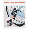 image:imageVEVOR Women Beach Cruiser Bike 2426 Inch 17 Speed Pink amp Light Blue Ladies Bicycle Adjustable Seat Front Basket amp Rear Rack Perfect for Daily Riding Shopping amp FitnessLight blue