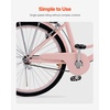 image:imageVEVOR Women Bike 7Speed and 1Speed 2426 Inch Pink and Light Blue Beach Cruiser Bike with Large Capacity Basket and Rear Rack Adjustable Seat Fits for Cycling Exercise amp ShoppingPink