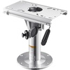 image:imageVEVOR Boat Seat Pedestal Adjustable Height from 1339 to 192 Inches Aluminum Alloy Boat Chair Base with Slide 5inch Sliding Travel Locking Design Ideal for Fishing and Boating EnthusiastsPedestal and Slide
