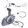 image:imageVEVOR Boat Throttle Control 70448205P1 TopMounted Outboard Remote Control Box for Yamaha 4Stroke Marine Throttle Control Box with Power Trim Switch and 46 ft Harness with 5 Pin Connector5006180SideEvinrude Johnson