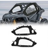 image:imageVEVOR Cab Enclosure Upper Doors Compatible with Kawasaki Teryx4 20122022 Soft Upper Doors Windproof amp Waterproof Upgraded Zipper UTV Soft Side Window Kit Work with Roof and Partial WindshieldsPolaris RZR PRO XPTurbo R 20202024