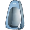 image:imageVEVOR Camping Shower Tent 2Room Portable Privacy Tent Changing Room with Shower Bag Ground Stakes Ropes Carry Bag and Support Poles 150D Oxford Fabric with Silver Coating for Camping FishingBlue