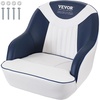 image:imageVEVOR Captain Bucket Seat 1Pack Boat Captain Chair with Thickened Sponge Padding amp Curved Armrest Pontoon Boat Seat for Fishing Boat Sightseeing Boat Speedboat Canoe