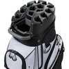 image:imageVEVOR Golf Cart Bag 14 Way Molded Lock Top Divider Organizer Golf Club Bag with FullLength Divider Handles Storage Pockets Shoulder Strap Rain Hood Smooth Zippers for Men amp WomenGray