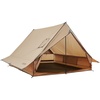 image:imageVEVOR Hot Tent Camping Tipi Hot Tents with Stove Jack Portable Winter Camping Tents with Snow Skirt Easy Setup Waterproof 4 Season Shelter Tents for Fishing Backpacking2 Personstriangular