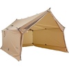 image:imageVEVOR Hot Tent Camping Tipi Hot Tents with Stove Jack Portable Winter Camping Tents with Snow Skirt Easy Setup Waterproof 4 Season Shelter Tents for Fishing Backpacking2 Personsnopole Frame