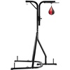 image:imageVEVOR Punching Bag Stand Steel Heavy Duty Workout Training Equipment Adjustable Height Boxing Punching Stand with Weighted Base Holds Up to 140 lbs Freestanding Sandbag Rack for Home Gym Fitness2 in 1 Freestanding Sandbag Rack