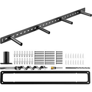 image:imageVEVOR Floating Shelf Bracket 1 Pack 230 lbs104 kg Weight Capacity 43x62x15 inch  10922x1574x381 mm Heavy Duty Hidden Shelf Brackets Support Wall Mounting Invisible Floating Shelves Bracket