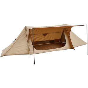 image:imageVEVOR Hot Tent Camping Tipi Hot Tents with Stove Jack Portable Winter Camping Tents with Snow Skirt Easy Setup Waterproof 4 Season Shelter Tents for Fishing Backpacking2 Personspole Frame