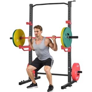image:imageVEVOR Power Cage Squat Rack Multifunctional Squat Rack for Home Gym Workout Strength Training Equipment for Bench Press Squats PullUpBasic