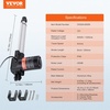 image:imageLinear Actuator 12V 10 Inch Heavy Duty 1320lbs6000N Linear Actuator 019s Linear Motion Actuator with Mounting Bracket amp IP44 Protection for Electric Door Industrial Machinery Vessels Cargo1614 x 314 x 574 inch