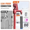image:imageVEVOR 100ft Heated Water Hose for RV Heated Drinking Water Hose with Corrugated Cover Antifreeze to 45F Automatic Selfregulating 58 ID with 34 GHT Adapter Lead and BPA Free100FT