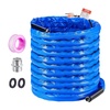 image:imageVEVOR 100ft Heated Water Hose for RV Heated Drinking Water Hose with Corrugated Cover Antifreeze to 45F Automatic Selfregulating 58 ID with 34 GHT Adapter Lead and BPA Free100FT