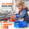 image:imageVEVOR 100ft Heated Water Hose for RV Heated Drinking Water Hose with Corrugated Cover Antifreeze to 45F Automatic Selfregulating 58 ID with 34 GHT Adapter Lead and BPA Free15FT