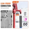 image:imageVEVOR 100ft Heated Water Hose for RV Heated Drinking Water Hose with Corrugated Cover Antifreeze to 45F Automatic Selfregulating 58 ID with 34 GHT Adapter Lead and BPA Free15FT