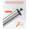 image:imageVEVOR 12V Linear Actuator 4 Inch IP65 Waterproof Linear Actuator 675lbs3000N 02s Motion Actuators with Mounting Brackets for Outdoor Use6 Inch
