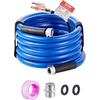 image:imageVEVOR 15ft Heated Water Hose for RV Heated Drinking Water Hose Antifreeze to 45F Automatic Selfregulating 58 ID with 34 GHT Adapter Lead and BPA Free15FT