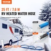 image:imageVEVOR 15ft Heated Water Hose for RV Heated Drinking Water Hose Antifreeze to 45F Automatic Selfregulating 58 ID with 34 GHT Adapter Lead and BPA Free25FT