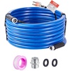image:imageVEVOR 15ft Heated Water Hose for RV Heated Drinking Water Hose Antifreeze to 45F Automatic Selfregulating 58 ID with 34 GHT Adapter Lead and BPA Free50FT