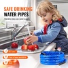 image:imageVEVOR 30ft Heated Water Hose for RV Heated Drinking Water Hose with Corrugated Cover Antifreeze to 45F Automatic Selfregulating 58 ID with 34 GHT Adapter Lead and BPA Free30FT