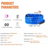 image:imageVEVOR 30ft Heated Water Hose for RV Heated Drinking Water Hose with Corrugated Cover Antifreeze to 45F Automatic Selfregulating 58 ID with 34 GHT Adapter Lead and BPA Free25FT
