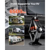 image:imageVEVOR 9000 lbs RV Scissor Jacks 4234 in RV Stabilizer Leveling Scissor Jacks Set of 4 Heavy Duty Stabilizer Jack with Crank Handle Socket and Bubble Levels Not Easily Bent or Deformed6500 lbs