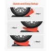 image:imageVEVOR Camper Levelers 2 Pcs RV Leveling Blocks up to 88185lbs Camper Wheel Chocks Max 4 Leveling Height Heavy Duty Curved Levelers RV Camper Leveler Kit with AntiSlip Mat Carrying Bag Level