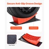 image:imageVEVOR Camper Levelers 2 Pcs RV Leveling Blocks up to 88185lbs Camper Wheel Chocks Max 4 Leveling Height Heavy Duty Curved Levelers RV Camper Leveler Kit with AntiSlip Mat Carrying Bag Level
