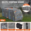 image:imageVEVOR Class A RV Cover 4043 ft Motorhome Cover NonWoven Fabric Motorhome RV Cover Waterproof Windproof and RipStop Camper Cover with Storage Bag Repair Patches Straps and Tire Covers3033 ft