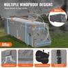 image:imageVEVOR Class A RV Cover 4043 ft Motorhome Cover NonWoven Fabric Motorhome RV Cover Waterproof Windproof and RipStop Camper Cover with Storage Bag Repair Patches Straps and Tire Covers4043 ft
