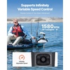 image:imageVEVOR Electric Trolling Motor 12V 55lbs Thrust with GPS 10Speed Bow Mounted Saltwater Outboard Boat Motor with Remote Control amp LCD Battery Indicator for Kayaks Fishing Boats 54Inch ShaftGPS 12V 55Ib 54inch