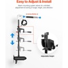 image:imageVEVOR Electric Trolling Motor 12V 55lbs Thrust with GPS 10Speed Bow Mounted Saltwater Outboard Boat Motor with Remote Control amp LCD Battery Indicator for Kayaks Fishing Boats 54Inch ShaftManual 12V 55Ib 30inch