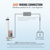 image:imageVEVOR Linear Actuator 12V 16 Inch High Load 330lbs1500N Linear Actuator 019s Linear Motion Actuator with Mounting Bracket and IP54 Protection6 Inch