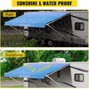 image:imageVEVOR RV Awning 15 Camper Awning Fabric Trailer Awning Canopy Patio Camping Car Awning Durable 15oz Vinyl Roller Tube for RV Van SUV Patio Awning Replacement Ocean Blue Fade15 FT