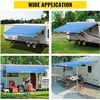 image:imageVEVOR RV Awning 15 Camper Awning Fabric Trailer Awning Canopy Patio Camping Car Awning Durable 15oz Vinyl Roller Tube for RV Van SUV Patio Awning Replacement Ocean Blue Fade20 FT