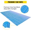 image:imageVEVOR RV Awning 15 Camper Awning Fabric Trailer Awning Canopy Patio Camping Car Awning Durable 15oz Vinyl Roller Tube for RV Van SUV Patio Awning Replacement Ocean Blue Fade18 FT