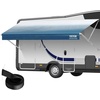image:imageVEVOR RV Awning Fabric Replacement 16 Fabric 152 18 oz HeavyDuty Weatherproof Vinyl Camper Awning Replacement UPF50 Protection Waterproof Outdoor Canopy for RV Motorhome Trailer Gray FadeBlue Fade
