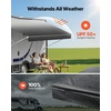 image:imageVEVOR RV Awning Fabric Replacement 16 Fabric 152 18 oz HeavyDuty Weatherproof Vinyl Camper Awning Replacement UPF50 Protection Waterproof Outdoor Canopy for RV Motorhome Trailer Gray FadeBlack Fade