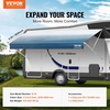 image:imageVEVOR RV Awning Fabric Replacement 16 Fabric 152 18 oz HeavyDuty Weatherproof Vinyl Camper Awning Replacement UPF50 Protection Waterproof Outdoor Canopy for RV Motorhome Trailer Gray FadeBlue Fade
