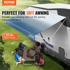 image:imageVEVOR RV Awning Fabric Replacement 16 Fabric 152 18 oz HeavyDuty Weatherproof Vinyl Camper Awning Replacement UPF50 Protection Waterproof Outdoor Canopy for RV Motorhome Trailer Gray FadeBlue Fade