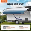 image:imageVEVOR RV Awning Fabric Replacement 16 Fabric 152 18 oz HeavyDuty Weatherproof Vinyl Camper Awning Replacement UPF50 Protection Waterproof Outdoor Canopy for RV Motorhome Trailer Gray FadeBlue Fade