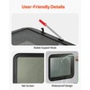image:imageVEVOR RV Exit Window 30 W x 22 H Tinted RV Window with Net Screen and Trim Ring Fit for 1 14  1 1316 Thickness Wall RV Window Replacement for Teardrop Cargo Trailer Camper DOT Approved30x22in