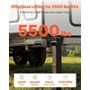 image:imageVEVOR RV Lead Fifth Wheel Landing Gear Leg 179013 325Inch 5th Wheel Landing Gear Universal Replacement Compatible with Lippert Venture Atwood Stromberg Carlson Systems with Pin and Base BlackRV 5th Wheel Gear Motor