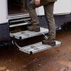image:imageVEVOR RV Steps 2Step 440 lbs Load Capacity Manual Retractable RV Stairs Telescopic Folding Aluminum Alloy Camper Steps Steel Frame NonSlip Entry Stairs for Camper Van Motorhome Travel Trailer2Step