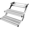 image:imageVEVOR RV Steps 2Step 440 lbs Load Capacity Manual Retractable RV Stairs Telescopic Folding Aluminum Alloy Camper Steps Steel Frame NonSlip Entry Stairs for Camper Van Motorhome Travel Trailer2Step