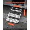 image:imageVEVOR RV Steps 2Step 440 lbs Load Capacity Manual Retractable RV Stairs Telescopic Folding Aluminum Alloy Camper Steps Steel Frame NonSlip Entry Stairs for Camper Van Motorhome Travel Trailer2Step