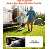 image:imageVEVOR RV Steps 2Step 440 lbs Load Capacity Manual Retractable RV Stairs Telescopic Folding Aluminum Alloy Camper Steps Steel Frame NonSlip Entry Stairs for Camper Van Motorhome Travel Trailer2Step