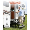 image:imageVEVOR RV Steps with Handrail 2 Steps 660 lbs Load Capacity Heavy Duty Outdoor RV Stairs with NonSlip Mat for Elderly and Pets Portable Stairs for Hot Tub Camper Mobile Home Porch Pool SPA4Step