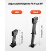 image:imageVEVOR Telescoping Stabilizer Jack 2PCS Telescoping Folding Trailer Jack Trailer Swing Down Stabilizer Jack for RV Supports 1000lbs Capacity Each Adjustable from 117 inch to 182 inch